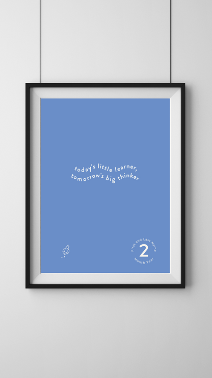 Learner & Thinker Quote Print