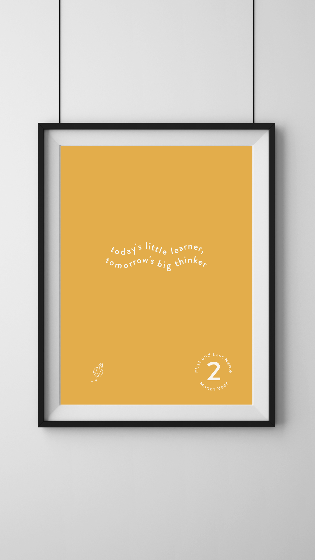 Learner & Thinker Quote Print