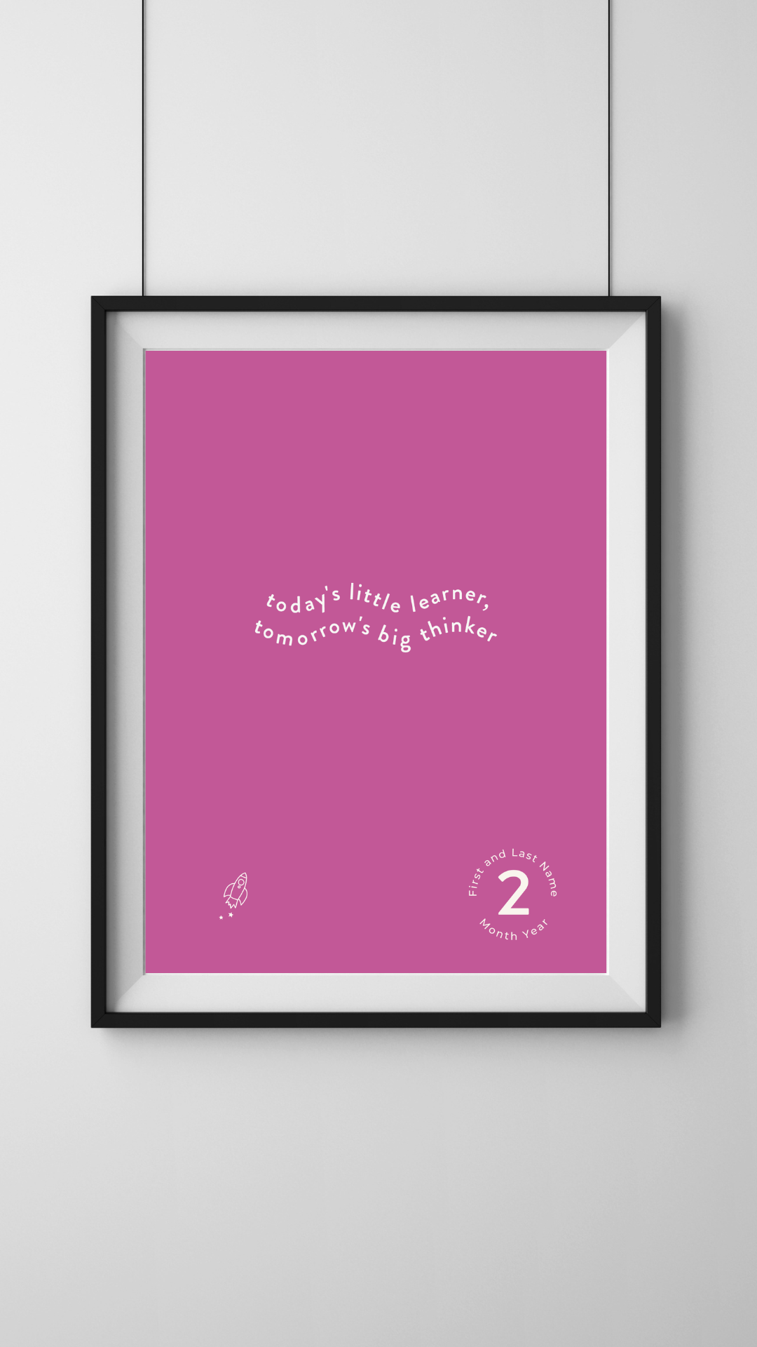 Learner & Thinker Quote Print