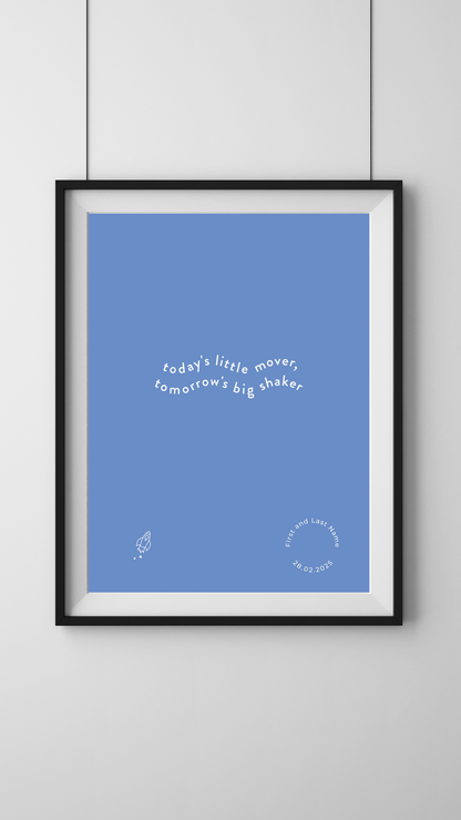 Mover & Shaker Quote Print