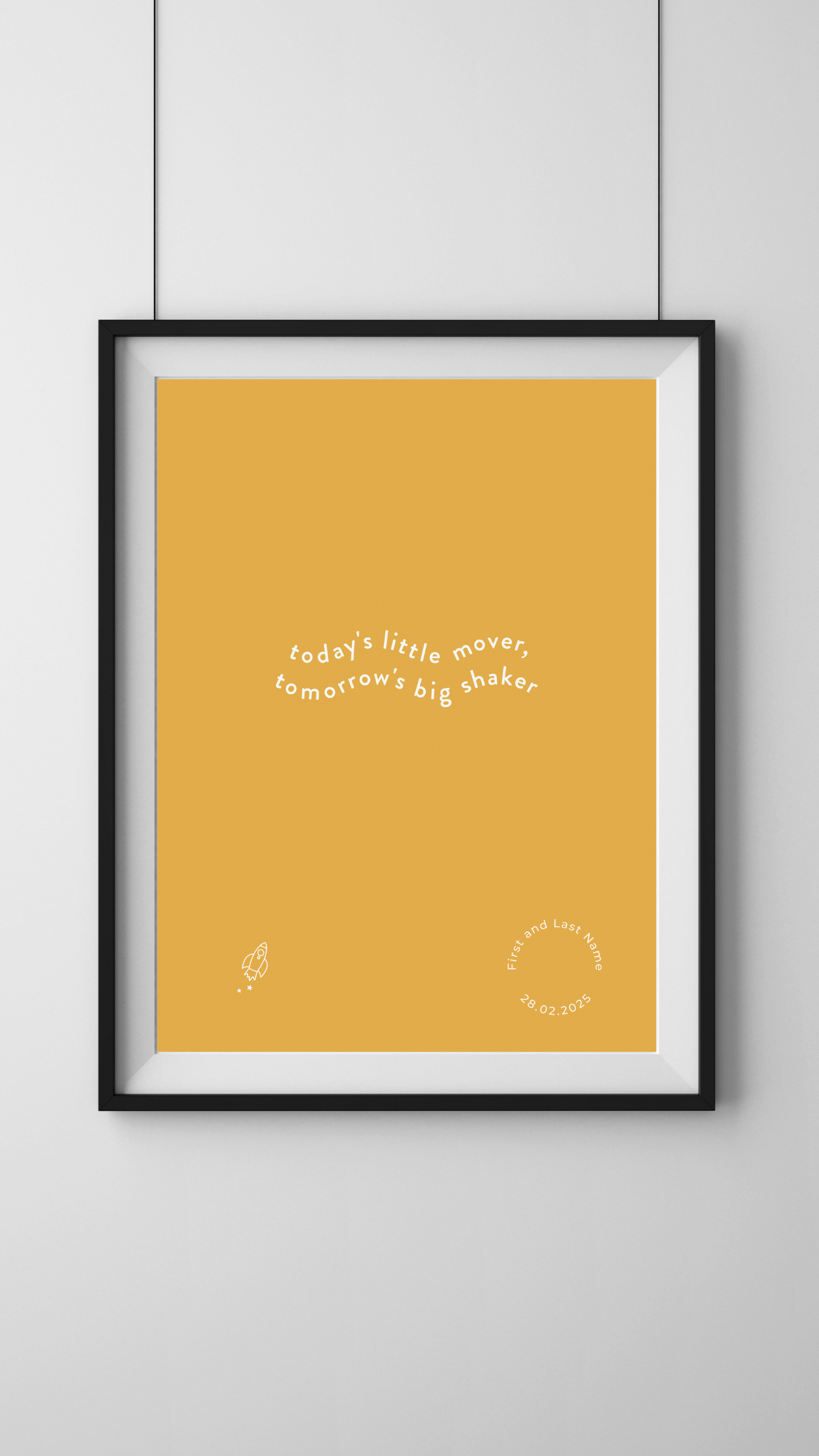 Mover & Shaker Quote Print