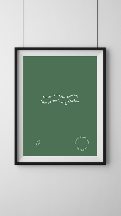 Mover & Shaker Quote Print